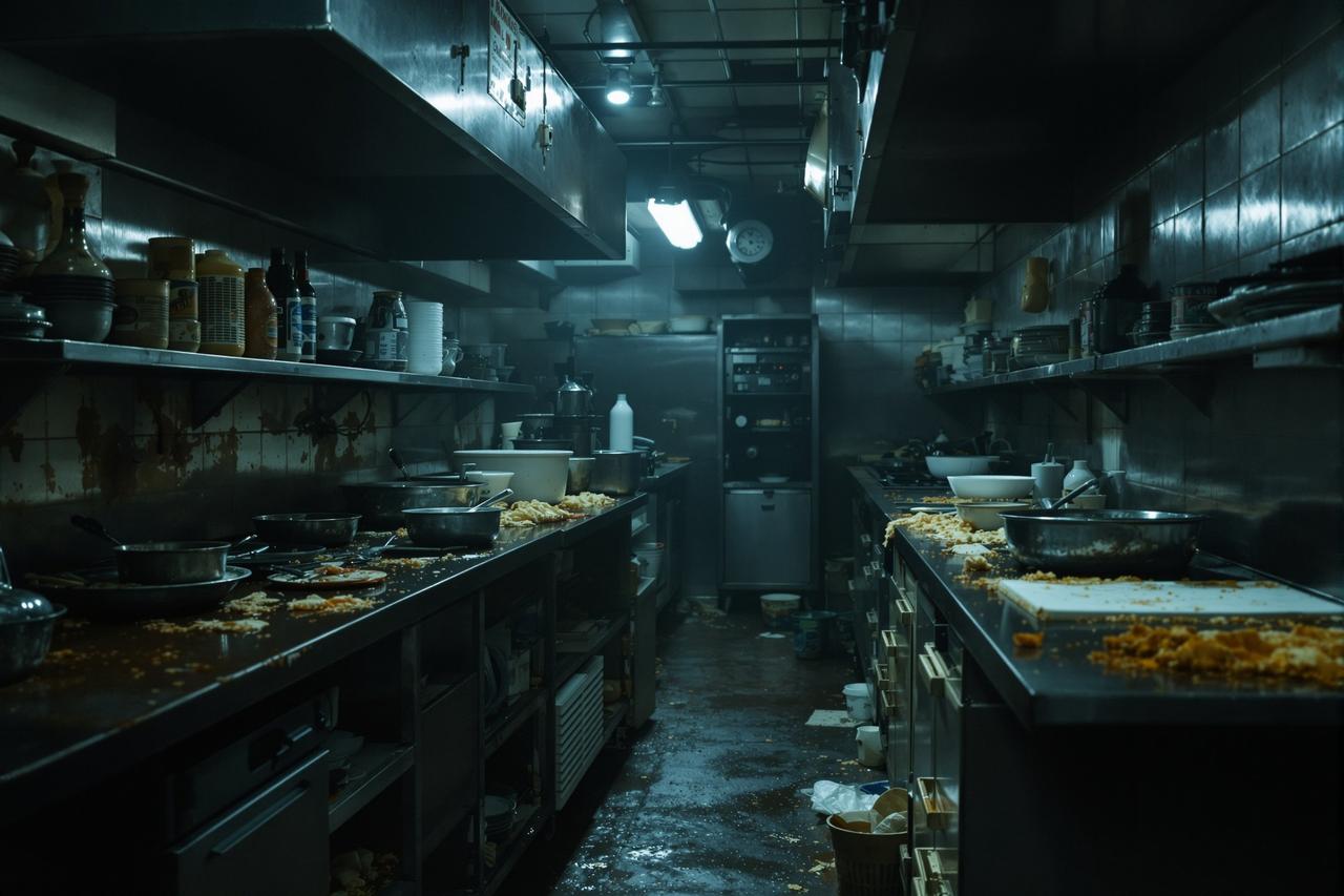 爆料大赛今日热点 - 某餐饮连锁品牌后厨卫生触目惊心，爆料大赛暗访视频曝光